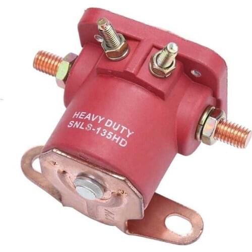 Relay New 4-Terminal Red Solenoid Relay 12V Heavy Duty 10-32 Post 5/16-24 for Starter Car Truck - SW3 - SNL135