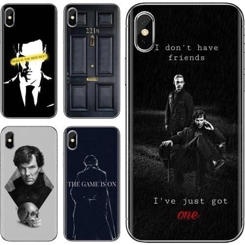 For Xiaomi Redmi 2 S2 3 3S 4 4A 5 5A 5 6 6A 7A 9 9T 9C 9A Pro Pocophone F1 221B-Sherlock-C-Holmes Silicone Cover
