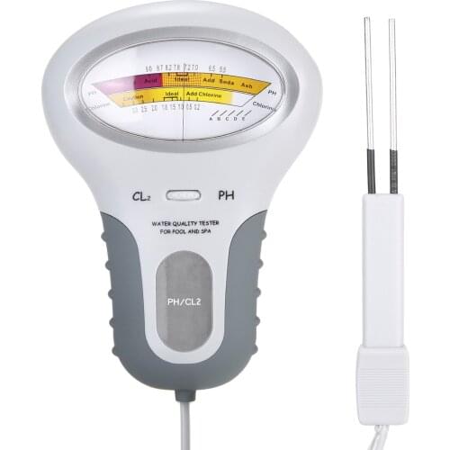 PH/CL2 Chlorine Tester Level Meters Portable Spa Swimming Pools PH Meters Checker Analysis Instruments