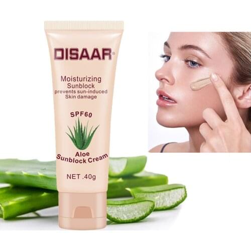 Facial Body Sunscreen Whitening Sunblock Skin Protective Cream Anti Aging Oil Control Aloe Moisturizing SPF 60 Skin Care
