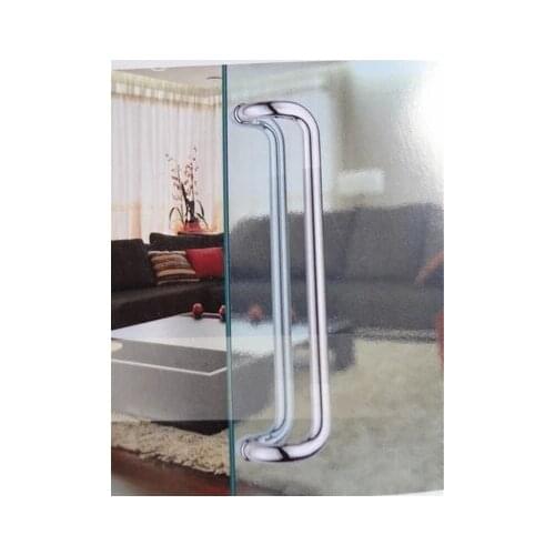 UNILOCKS Modern Storefront 300mm Door Pull Handles Tubing Stainless Steel 11-4/5 inches For Entry/Glass Door
