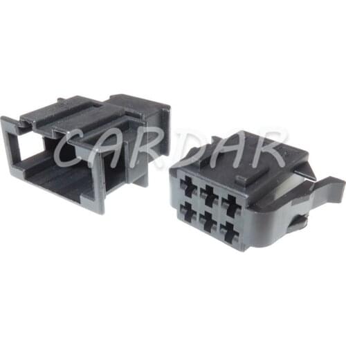 1 Set 6 Pin 1-929621-1 Sealed Housing Plug Wire Harness Auto Connector For Audi Electric Ventilatio Seat Switch Socket