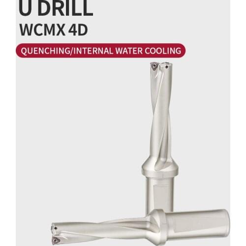 1pcs U Drill WC Indexable 4D Drill Bit C20 C25 C20-4D15-63WC03 WC05 WC04 WC06 WC08 CNC 13mm-40mm High Quality Drilling
