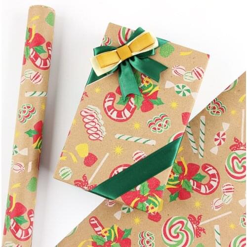 10pcs Wrapping Paper Creative Package Paper Wall Stickers Gift Box Wrappers for Festival Christmas Wrapping Paper