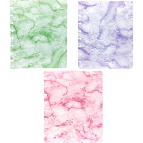 145*210mm A5 Mushroom Hole PU Spare Cover 8 Hole Notepad Shell Notebook Cover Loose-leaf Notepad Hand Account Accessories