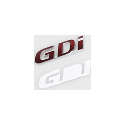 3D Metal GDI Car Sticker Emblem Badge for Universal Cars Moto Bike Decorative Accessories