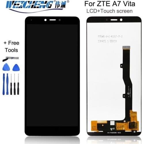 5.45''For ZTE Blade A7 Vita LCD Display+Touch Screen Digitizer Assembly For ZTE Blade A4 A0722 Mobile Phone Spare Parts+Tools