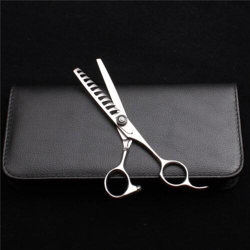 6" 17cm 440C Customized Logo Thinning Scissors Professional Hairdressing Scissors 10Teeth Hair Scissors Salon Haircut Set C2002