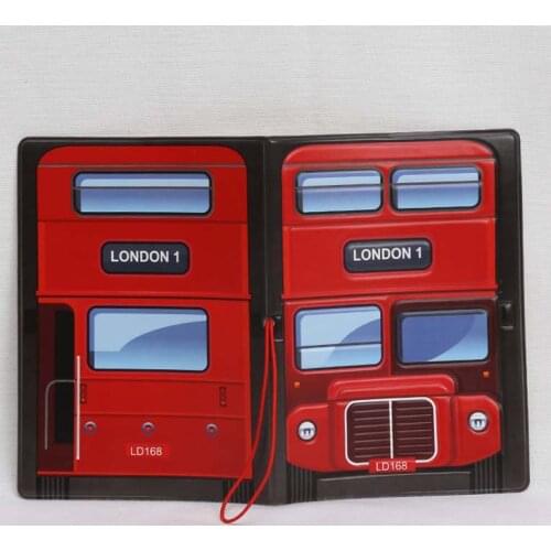 60PCS / LOT Peking Opera Facebook Creative Passport Holder PU Embossed Multifunctional Passport Cover