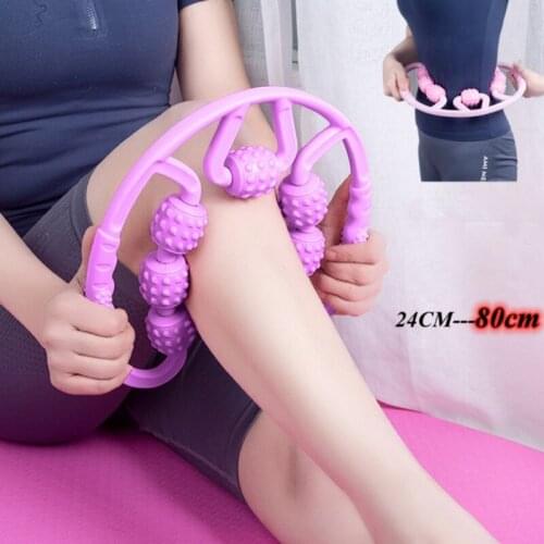 7 Wheel Floating Massage Roller Arm Leg Neck Muscle Roller Tissue Fitness Gym Block Yoga Pilates Sports Foam Roller