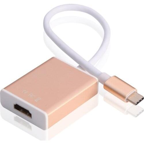 USB-C Type C To HDMI-compatible HD TV Adapter USB 3.1 4K Converter For PC Tablet Mobile Phone USB-C HDMI Adapter Video Cables