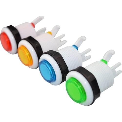 100pcs Arcade Microswitch Push Button 28mm American button P4 Push button JAMMA MAME DIY free shipping