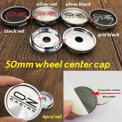 Auto Accessorie Wheel center cap 50mm 5CM 4pcs/set For OZ O.Z racing logo Wheel rim caps for Volvo Saab Skoda Renault Rover kia