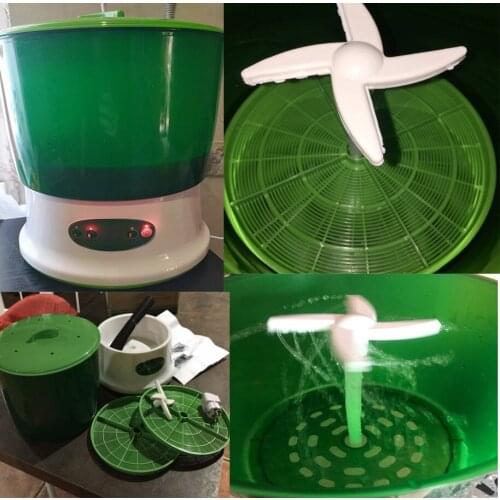 Intelligent Bean Sprouts Maker household Upgrade Large Capacity Thermostat Green Seeds Growing Automatic Sprout Machine