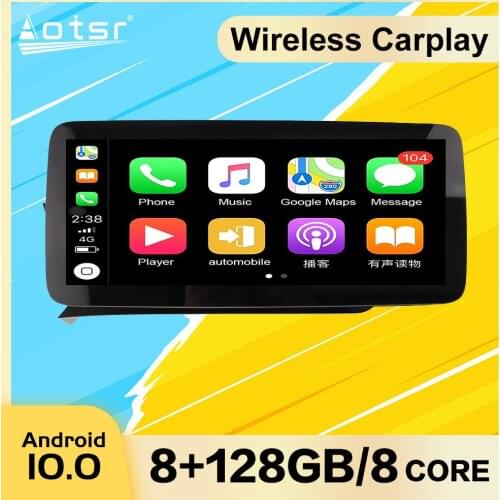 8+128G Android 10 For Mercedes-Benz C 2011 2012 2013 2014 Car Multimedia Player Auto Stereo Car Navi Tape Recorder