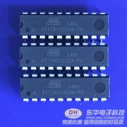 Free Shipping 10PCS/LOT ATTINY2313A-PU ATTINY2313A PU ATTINY2313 ATTINY 2313 ATMEL 8-bit Microcontroller chip New ORIGINAL