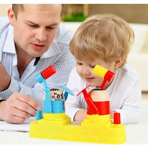 Battle Robot Hammer Hitting Defense Game Decompress Interactive Toy Kids Gift