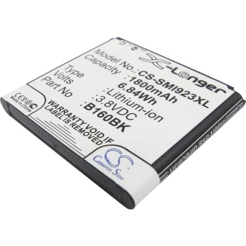 CS 1800mAh/6.84Wh battery for Samsung Galaxy Folder,Galaxy Golden,GT-I9230,GT-I9235,SHV-E400,SHV-E400S B160BE,B160BK
