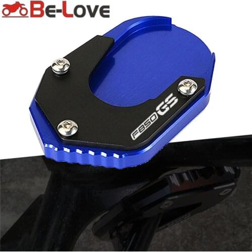 High quality Motorcycle Side Stand Extension Kickstand Plate For BMW F850GS F850 GS 2018-2019 2020 Enlarger Support Extension