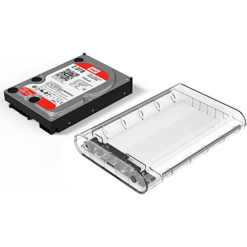Transparent series 3.5 inch USB3.0 mobile hard disk box, transparent design, support 10TB large capacity,ORICO 3139U3
