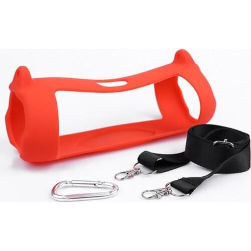 P82F Soft Silicone Case Protective Cover Speaker Case for -JBL Charge 5 Speaker Durable and Practical