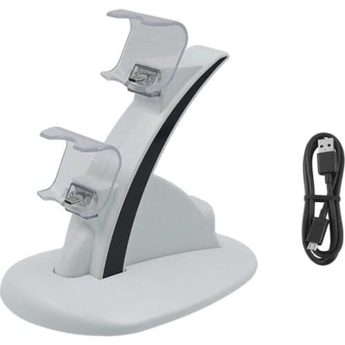 New Controller Charging Stand Dual Fast Charging Game Controller Charging Station Dock Replacement for PS4