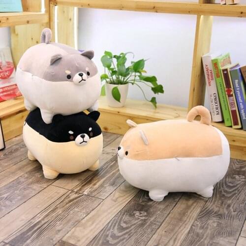 New 40/50cm Cute Shiba Inu Dog Plush Toy Stuffed Soft Animal Corgi Chai Pillow Christmas Gift for Kid Kawaii Valentine Present