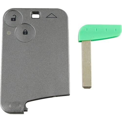New Arrival Replacement 2 Button Remote Key Card Shell Case Smart Card Key Case ForRENAULT Laguna Car Key Shell High Quality