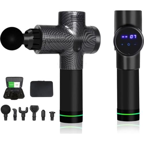 New EMS Massage Gun Rechargeable Muscle Stimulator Deep Tissue Professional Massager Gun Body Relaxation Slimming Pain Relief