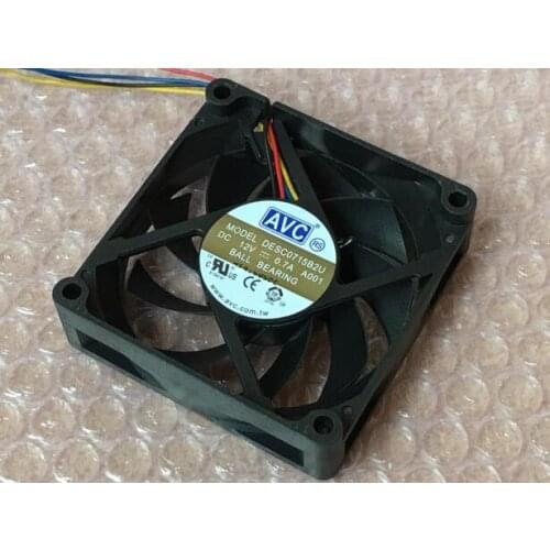 AMD original AVC DESC0715B2U 12V 0.7A 7CM 7015 7020 double ball 4-wires cooling fan