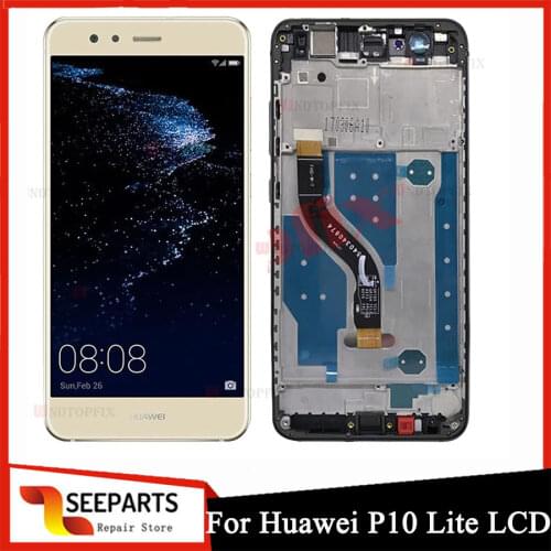 Original 5.2" LCD For HUAWEI P10 Lite Display Touch Screen Digitizer For Huawei P10 Lite LCD Screen P10 lite Display WAS-LX2J