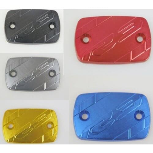 LJBKOALL Front Brake Reservoir Cover Cap For Yamaha YZF-R3 YZF R3 2014-2015 CNC Aluminum