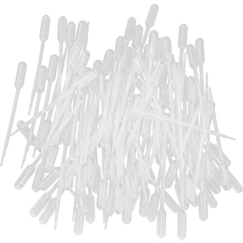 100pcs/set 1/2/3/5/10ML Clear Pipettes Disposable Safe Eye Dropper For Lab
