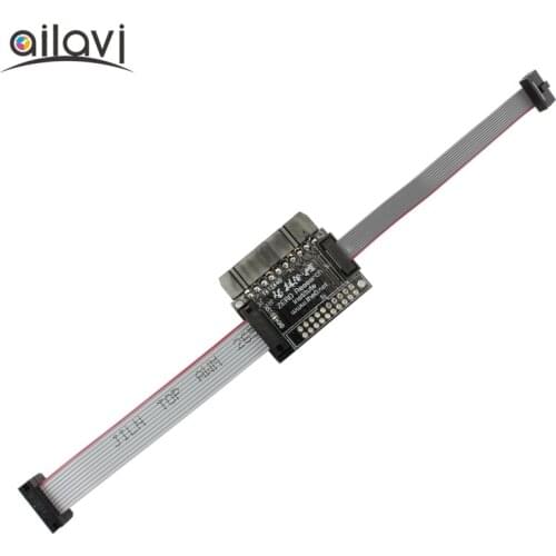 Adapter Board for 20P 2.54 mm Spacing JTAG Interface to 10P 2.0mm and 1.27mm Spacing SWD Interface Converter