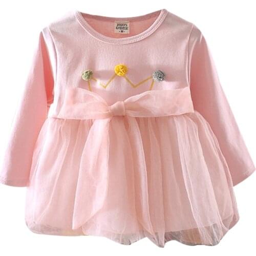 2021 Spring And Autumn Fall Girls' Dresses, Little Girls, Western Style Net Yarn Princess Dress White