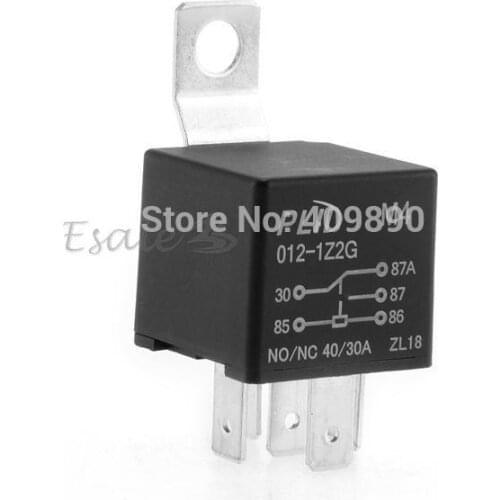 100PCS/LOT CAR AUTOMOTIVE BIKE 12V 30 40 AMP 5 PIN CHANGEOVER RELAY