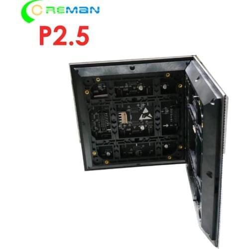 Special design led module p2.5 160mm x 160mm 32x32 led rgb matrix, 45 degree led module for building corner led video wall
