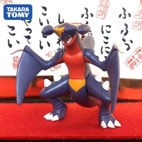 TAKARA TOMY Genuine Pokemon Action Figure Pictorial Book 445 Garchomp SP Model Doll Toy Gifts Collect Souvenirs