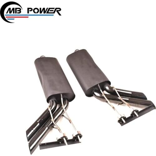 G CLASS W463 B style exhaust tips fit for W463 G63 G65 stainless steel material black 1990-2018y