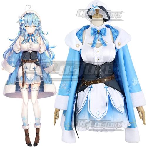 Vtuber Youtuber UP Yukihana Lamy Cosplay Costume Anime Game Uniform Dresses Halloween Christmas Free shipping CG1006CZH