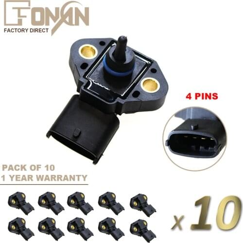 X10 Wholesale Fuel Pressure MAP Sensor For MERCEDES-BENZ 0261230137