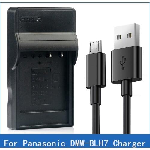 DMW-BLH7 BLH7E Digital Camera Battery Charger For Panasonic DMC-GM1 GM5 GF7 GF8 LX9 LX10 LX15 DC-GF9 GF10 GF90 GX800 GX850