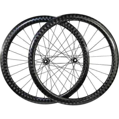 1380g 700c 42mmx25mm Asymmetric Tubeless wheelset UD 3K 12K D411SB D412SB 6-bolt disc brake straight pull 24H 24H road race bike