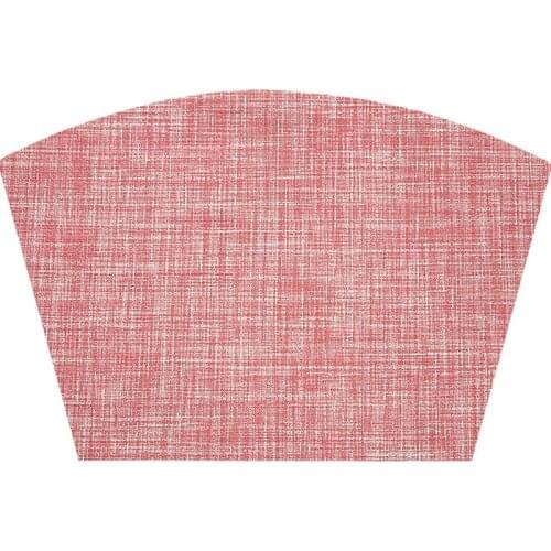 30x45cm Home Decoration Vinyl Table Mat Fan Shaped Food Mats Stain Resistant Anti-slip Coaster Pad Japan Style PVC Placemats