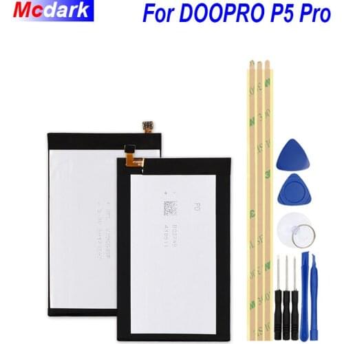 Mcdark 3300mAh Battery For DOOPRO P5 Pro Batterie Bateria Accumulator AKKU ACCU PIL Mobile Phone+tools