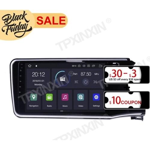 Android10 PX6 is Suitable for Honda Stadt Gnade 2014 2017 GPS Car Navigation Car Radio Video Stereo Multi-function CarPlay Host