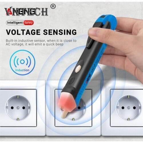 Non-contact induction test pencil AC110V 220V Voltmeter Voltage Probe Volt Meter Electric Indicator Power Detector Tester Socket