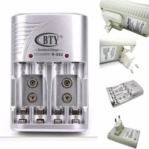 BTY N-802 Smart AA AAA Ni-MH Ni-Cd Rechargeable Battery Charger