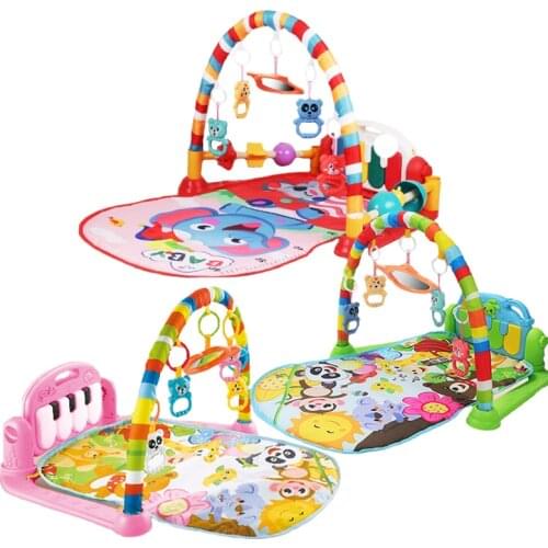 Baby Music Play Mat Educational Toy Puzzle Carpet With Piano Keyboard Baby Activity Gym Crawling Pad Activity Rug Play Mats Toys