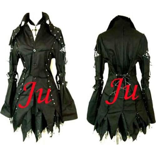 Gothic Lolita Punk Fashion Shirt Dress Cosplay Costume Tailor-made[CK414]